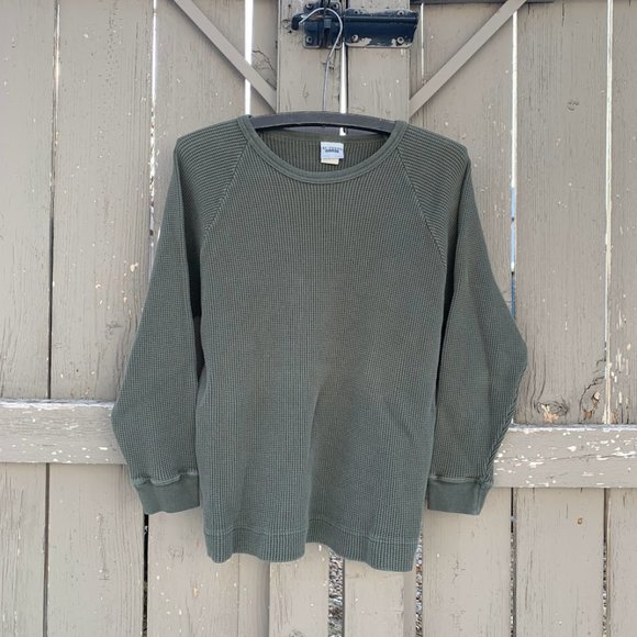 AU COTON Tops - 🖤 🖤 2 FOR $14 🖤 🖤 AU COTON | VINTAGE WAFFLE LONG SLEEVE #FML1338